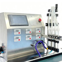 Pompe à engrenages magnétique électrique Zhongjie 316L SS, machine de remplissage de haute précision avec écran tactile PLC, remplisseur de liquides automatique 6000 BPH pour