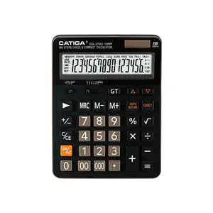 Kalkulator elektronik CD-2752-16RP grosir kalkulator kustom 105 langkah cek promosi Logo kalkulator kantor kualitas tinggi