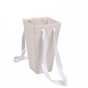 Sac en papier créatif personnalisé, pour Bouquet de fleurs, emballage cadeau, Design créatif, transportable, 50 pièces - Product Image 2