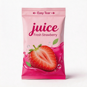 BPA İçermeyen Ayakta Duran Meyve Suyu Doypack Özel Sıvı Paketleme Poşeti Meyve Suyu Poşeti Aseptik Poşetler - Product Image 2