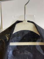 Housses de vêtements transparentes personnalisées avec logo imprimé pour costumes, robes, protection et emballage de vêtements