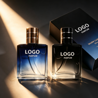 Parfum de luxe pour homme 50ml, senteur boisée naturelle, parfum longue durée, vente en gros, marque privée