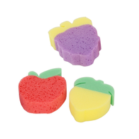 Éponges de bain créatives personnalisées en forme de fruits, différents styles, éponge de bain en forme de fruit pour enfants, design pastèque