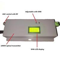 Mini Transmisor Óptico CATV 1550nm con Entrada RF, Conector SC/APC para Red de Fibra FTTH