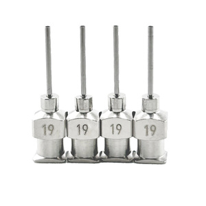 High Quality 1/2 Inch Metal Stainless Steel Dispenser <strong>Syringe</strong> <strong>Needle</strong> Dispensing Tip