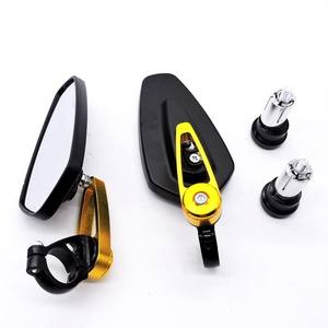 Rétroviseur de moto en aluminium de style vintage pour guidon, avec ajustement universel et angle réglable - Product Image 2