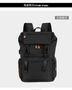 Custom Unisex Lightweight Tactical <b>Backpack</b> With Usb Large-capacity Short-distance <b>Business</b> Travel Men Women's Comput - Product Image 5