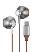 Écouteurs filaires 2025 – Nouvelle interface Type-C, transducteur dynamique haute qualité, semi intra-auriculaires, port rond, câble de 1m, pour ordinateur, téléphone et jeux