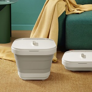 Bassin de bain de pieds pliable AUX, ovale, pliable, avec fonction de massage et de chauffage pour usage domestique - Product Image 2