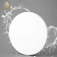 Lampes murales LED de style minimaliste, design rond et carré en plastique pour l'éclairage des couloirs, des allées et des cours