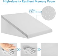Orthopädisches Ergonomisches Bettkissen Memory-Schaum-Kissen für Schlafkomfort Zervikale Unterstützung Kopfstütze Dreieckiges Kissen