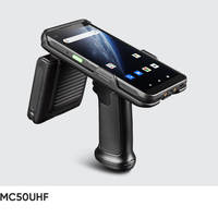 Lector RFID UHF CHAINWAY MC50 con IMPINJ E710, Sistema Operativo Android 14, Escáner de Código de Barras 2D, PDA, Terminal Portátil Resistente 5G para Logística