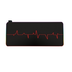 Tapis de jeu pour clavier personnalisé avec logo, antidérapant, grande taille, imperméable, tapis de souris de jeu RGB personnalisé avec différents modes d'éclairage - Product Image 1