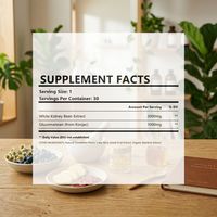 Poudre de Glucomannane de Haricot Blanc Personnalisée en Gros pour la Gestion des Glucides et la Satiété – Matière Première Pure – Fournisseur Exportateur