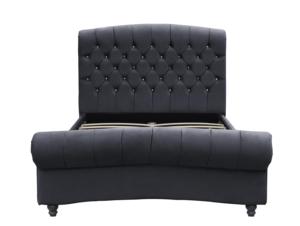 Commercio all'ingrosso di New <span class=keywords><strong>Blu</strong></span> di Colore di Alta Slitta <span class=keywords><strong>Testata</strong></span> con Bottoni Di Cristallo Tessuto In Velluto Doppio Uphostery <span class=keywords><strong>Letto</strong></span> - Product Image 6