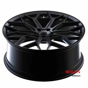 Jante de voiture en aluminium décalée pour BMW <span class=keywords><strong>Alpina</strong></span> <span class=keywords><strong>XD3</strong></span> XD4 Maserati kia carnival 16-24 pouces 5x114.3 noir mat forgé - Product Image 3