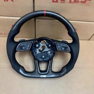 Volant en fibre de carbone pour <span class=keywords><strong>Audi</strong></span> Q4 <span class=keywords><strong>E</strong></span>-<span class=keywords><strong>tron</strong></span> <span class=keywords><strong>E</strong></span>-<span class=keywords><strong>tron</strong></span> <span class=keywords><strong>GT</strong></span> EV, rénovation intérieure de voiture - Product Image 2