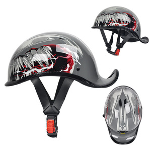 Casque ouvert SMR ZX306 rétro style cruiser américain, fabriqué au Guangdong, pour hommes et femmes, idéal pour l'été, sportif et étanche - Product Image 3