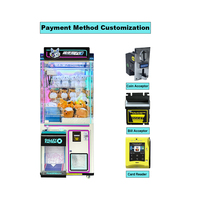 Promotion : Machine à griffes à monnayeur, machine de jeu d'arcade distributrice pour l'industrie du divertissement, pour animaux en peluche