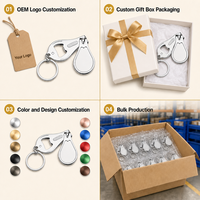 Porte-clés multifonction en acier inoxydable, coupe-ongles, ouvre-bouteille, lime à ongles, porte-clés, outil multifonction de poche EDC, cadeaux personnalisés avec logo