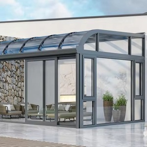 Jardín en el Balcón, Solárium, Comedor - <span class=keywords><strong>Cristal</strong></span> Laminado Grueso, Patio, Terraza, Salón de Té, Cubierta de <span class=keywords><strong>Cristal</strong></span> - Product Image 3