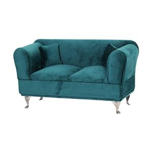 Accesorios de muebles para casa de muñecas en miniatura, sofá para dos personas y COLLAR COLGANTE, Mini modelo de estilo de juguete para muñecas - Product Image 1