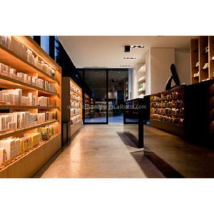 Étagères et présentoirs de <span class=keywords><strong>pharmacie</strong></span> modernes en bois massif <span class=keywords><strong>avec</strong></span> éclairage LED pour les magasins médicaux des centres commerciaux - Mobilier commercial de haute qualité - Product Image 5
