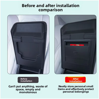 Boîte de rangement intérieure dissimulée en ABS pour accoudoir Tesla Model 3 Refresh Edition, compartiment de confidentialité personnalisable et modifiable
