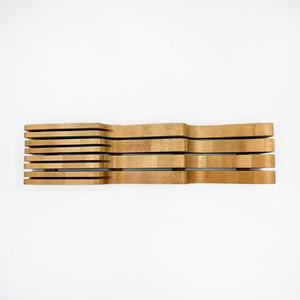 Porte-couteaux en bambou 43x10.2x5cm, support de rangement durable pour couteaux de cuisine, pour l'organisation des couteaux - Product Image 1