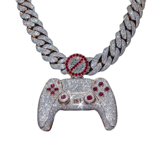 จี้เพชรโมอิสซาไนต์ทรงกลมเจียระไนแบบบริลเลียนท์ เงินแท้ S925 ชุบโรเดียม สไตล์ฮิปฮอป สำหรับทุกเพศ เหมาะเป็นของขวัญสำหรับงานปาร์ตี้ - Product Image 3