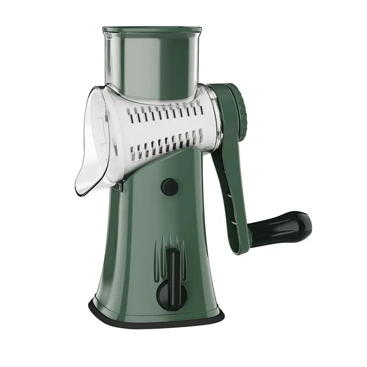 Chất lượng cao ROTARY pho mát vắt tay Shredder 5 trong 1mandoline slicers trống rau Slicer Chopper khoai tây cắt máy xay