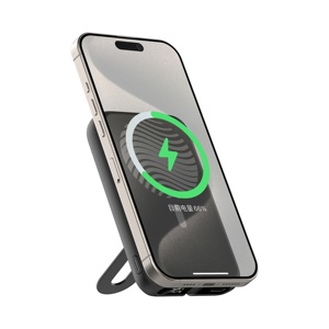 Power Bank Magnetico Wireless Ultra-Sottile da 10000mAh, Mini Stazione di Ricarica Portatile con Supporto - Product Image 5