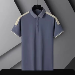 <span class=keywords><strong>T</strong></span>-shirt d'é<span class=keywords><strong>t</strong></span>é personnalisé à manches courtes pour homme avec logo, <span class=keywords><strong>T</strong></span>-shirt à manches mi-longues, Haut décontracté pour papa, Polo - Product Image 3