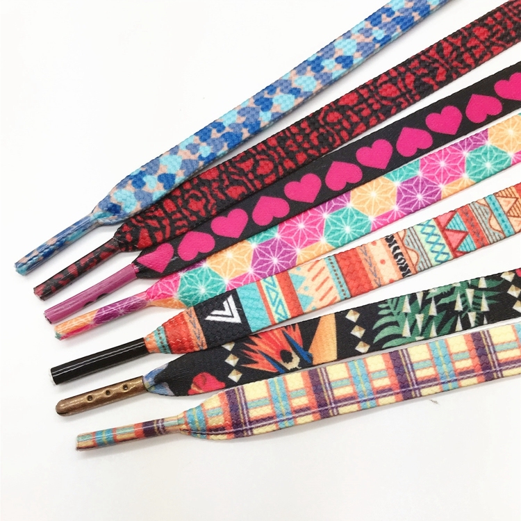 Printed Shoelaces Polyester Shoelaces Custom Shoelaces