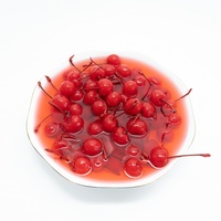 Nieuwe oogst Mikado Foods ingeblikte Maraschino rode kersen in siroop vers fruit 6/720ml voor bakken
