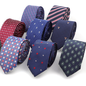 Corbatas Formales Nuevas para Hombre, Corbata de Negocios para Boda, Diseño a Rayas, Corbata Jacquard de 6 cm, Accesorios para Uso Diario - Product Image 1
