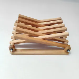 Stendibiancheria in Legno Autoportante Salvaspazio, Stendino con Cesto, Porta Asciugamani in Legno Massiccio - Product Image 3