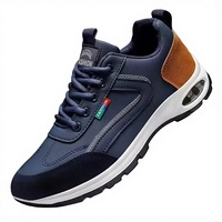 Chaussures de course confortables pour hommes avec coussin d'air, baskets décontractées respirantes antidérapantes pour la randonnée et les trajets quotidiens, fourniture d'usine OEM personnalisée