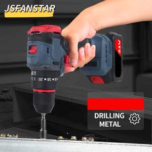 Cacciavite Elettrico e Trapano <span class=keywords><strong>Avvitatore</strong></span> <span class=keywords><strong>Professionale</strong></span> a Batteria al Litio <span class=keywords><strong>Brushless</strong></span> per Cemento Senza Fili - Product Image 4