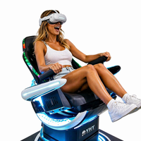 Equipo de Juego de Realidad Virtual para Interiores, Simulador Operado con Monedas, Silla VR, OEM ODM, Cine 9D VR Comercial con Efectos Sensoriales