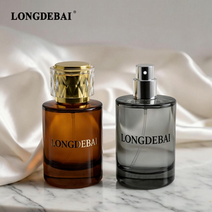 Nuevo Diseño de Botella de Perfume Redonda Personalizada con Cierre a Presión, Botellas de Perfume de Vidrio Redondas de 30 ml, 50 ml y 100 ml con Caja de Empaque, Color Personalizado - Product Image 2