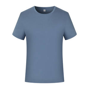 Calidad de exportación Simple <span class=keywords><strong>3D</strong></span> Puff Print 60% algodón 40% poliéster camiseta blanca en blanco sin etiquetas proveedor negro logotipo barato personalizado - Product Image 3