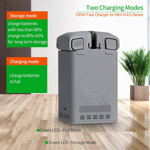 Chargeur de batterie rapide 100W, mini stockage, 5 4 3 Pro Drone, hub de charge double bidirectionnel, chargez deux batteries, accessoires - Product Image 2
