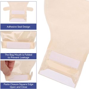Bolsa de colostomía de ostomía de consumibles médicos reutilizables de una pieza de 65mm con cierre de gancho y bucle Bolsa De <span class=keywords><strong>Colostomia</strong></span> - Product Image 5