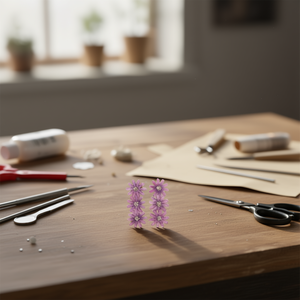 ILAN Fiori 2,5cm 6 Pezzi Decorazioni per Progetti Fai-da-Te - Product Image 3