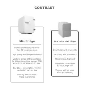 Mini-réfrigérateur électrique 5 litres pour boissons (Cola, bière) avec fonctions de refroidissement et de chauffage, personnalisable avec logo OEM/ODM, modèle économique de l'usine de Ningbo - Product Image 5