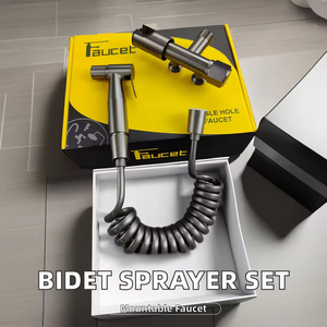 Offre Spéciale : Ensemble Bidet Moderne en Acier Inoxydable Finition Chromée, Douchette WC Portable Facile à Nettoyer, Tuyau Bidet, Fixation Murale - Product Image 3