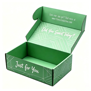 Caja de Cartón Corrugado para Envíos con Impresión a Doble Cara y Logotipo Personalizado - Caja de Embalaje de Papel Reciclable Plana para Ropa, Venta al Por Mayor OEM - Product Image 1
