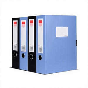 Qixin A4 PP Multi-Model Office File <strong>Box</strong> <strong>Folder</strong> Thickened Insert Financial Storage Data <strong>Box</strong> Wholesale - Product Image 1