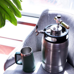 Yeni stil paslanmaz çelik 2l/4l/5l bira keg dağıtıcı sistemi mini co2 regülatörü ile bira için kullanılır - Product Image 5